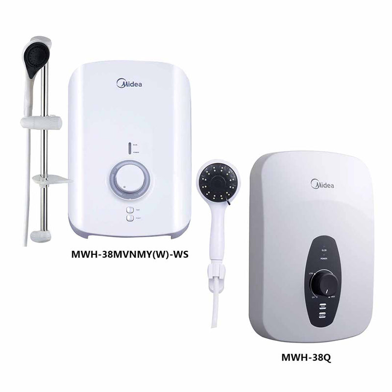 Midea Pemanas Air Water Heater (Non-pump) MWH-38Q MWH-38MVNMY(W)-WS