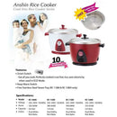 Khind Periuk Nasi Anshin Rice Cooker 0.6L RC106M periuk nasi