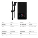 Deka Pemanas Air ONSEN DC Water Heater (Matt Black)