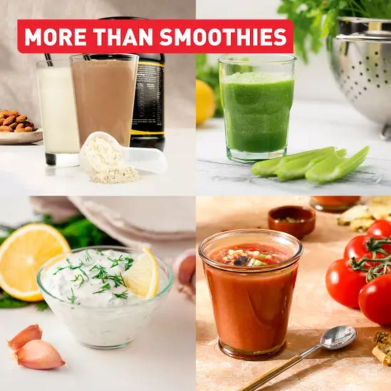 Tefal Lightmix Portable Electric Juicer Ice Crusher Fruit Blender BL1C0430 (BLUE / YELLOW)