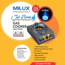 Milux Dapur Gas Tunggal Tekanan Tinggi High Pressure Gas Cooker MSS-093H
