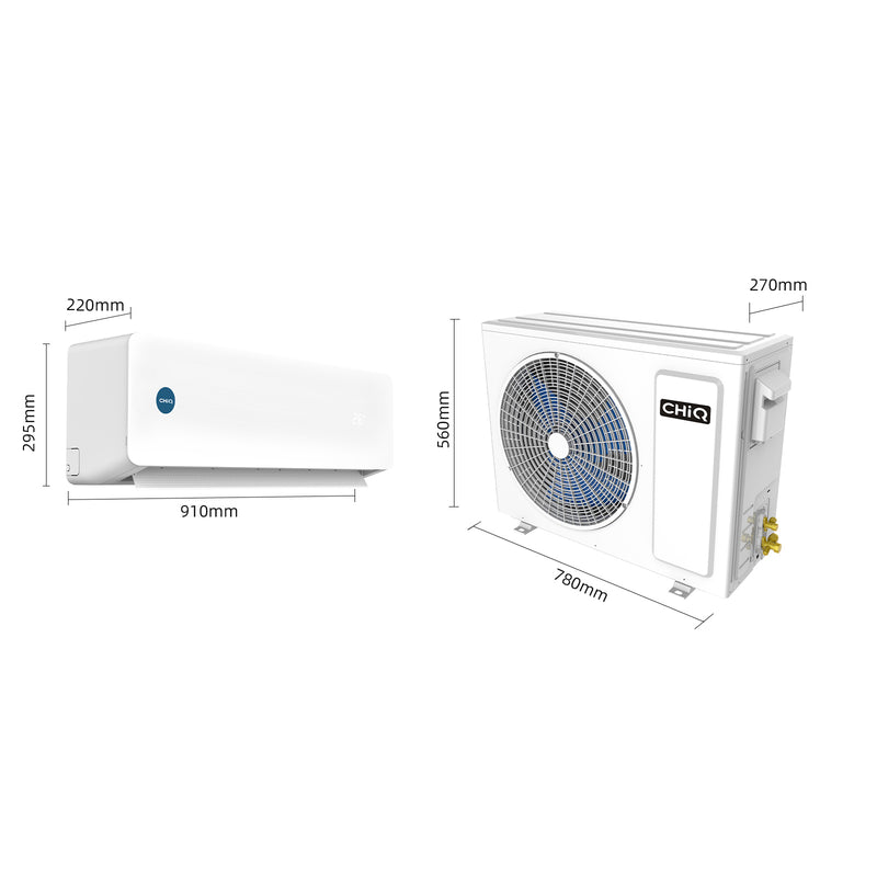 CHIQ Air Conditioner R32 Non-Inverter CSC-09DDA (1.0HP) CSC-12DDA (1.5HP) CSC-17DDA (2.0HP)