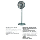 Faber 16" Kipas Berdiri Stand Fan FSF BLISS 3516GN