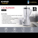 Khind Pengisar 1.2L Blender BL1220