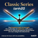 Rezo Kipas Siling (80'') Industrial Fan 5 Metal Blade TANK20 (Matt Black)