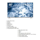 Phison QLED Slim Edge Google TV PTV-Q5550G (55") / PTV-Q6550G (65")