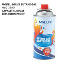Milux Gas Botol Explosion-Proof Butane Gas MBG-330EP