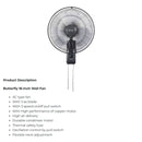 Butterfly Kipas Dinding 16" Wall Fan BWF-1651