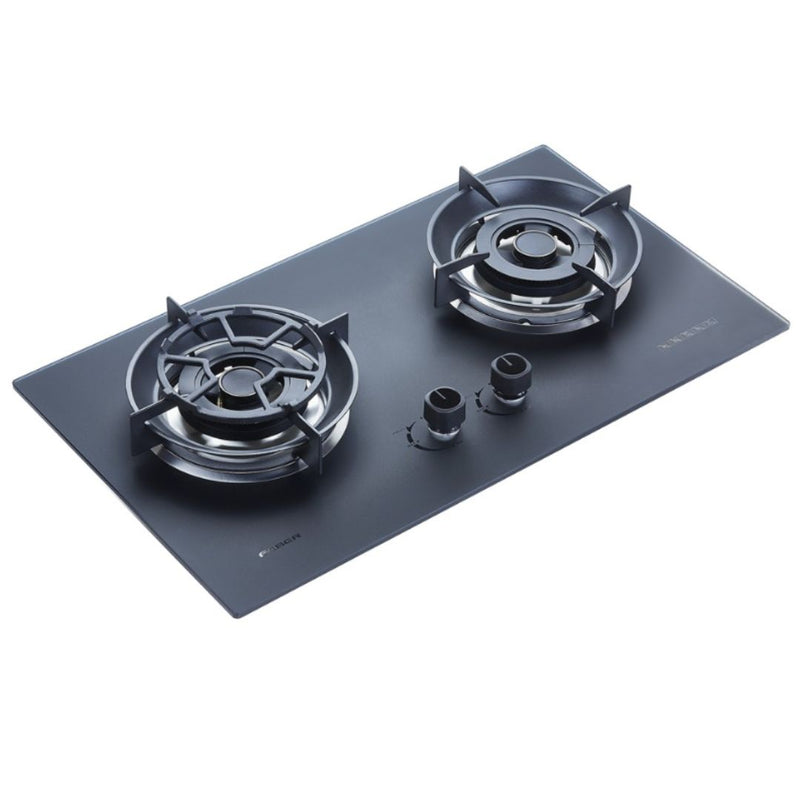 Faber Dapur Gas Tanam - 2 Burner Built In Gas Hob FBIH-G752B520TG / FBIH-G752B520TGM