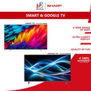 Sharp Televisyen 55" 4K TV 4TC55GJ4000X (Easy Smart) 4TC55HJ6000X (Google TV)