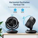 Midea Kipas Meja Table Circulation Fan (6") 3 Blade MFG150M0APB