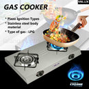 Milux Dapur Gas Keluli Tahan Karat Stainless Steel Gas Stove dapur gas MSS-2800