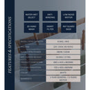 Meck Mesin Basuh Twin Tub Semi Auto Washing Machine MWM-6508 (6.5kg) / MWM-1188 (11kg)