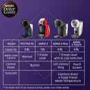 NESCAFE Dolce Gusto Automatic Coffee Machine Genio S Plus (Red/Black) / Genio S Touch (Silver)