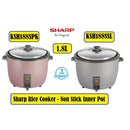 Sharp Periuk Nasi - Rice Cooker 1.8L KS-H188S-SL KSH188SSL