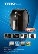 Trio 6L Air Healthy Fryer TAF-960 TAF960