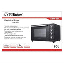 The Baker Ketuhar Elektrik Electric Oven (60 L) ESM-60LV2 Upgraded Of ESM-60L