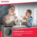 Sharp Mesin Basuh Dengan Pengering Kain - 2 In 1 Front Load Washer Dryer (10 kg) ESFWV10088