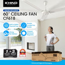 Khind Ceiling Fan (60’’/1set) CF618 CF618B