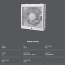 KDK Ventilating Fan 20ALH (8”) 25ALH (10”)