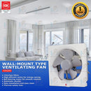 KDK 12” / 30cm Wall Mounted Ventilating Fan 30AQM8