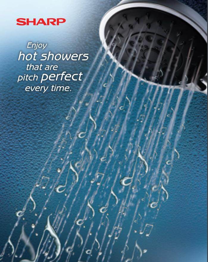 Sharp Water Heater Rain Shower with DC INVERTER Pump WHP315RN
