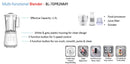 Toshiba 2.0L Multifunction Blender BL-70PR2NMY