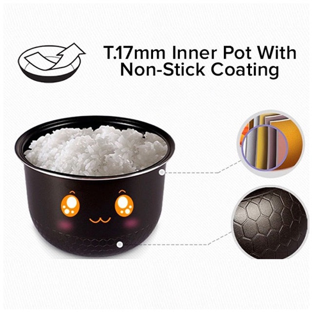 Midea Jar Rice Cooker With Baby Food Function (0.8 L) MB07WG MB-07WG MB07OB MB-07OB