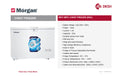 Morgan Chest Freezer 253L Dual Function MCF-3007L MCF3007L Peti Beku Peti Freezer