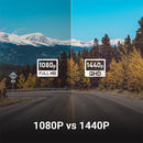 70Mai A400 Car Recorder Dash Cam QHD 1440P Rear Cam Night Vision 145 FOV WDR App Control Smart 70M-A400-GR + 64GB