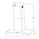 Elba Designer Hood INFINITO EH-J9088(SS)