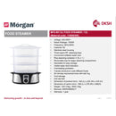 Morgan Pengukus Makanan Food Steamer 12L MFS-MC12L