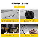 Pentec Dapur Panas Double Burner Stainless steel Gas Stove MD-816 MD816