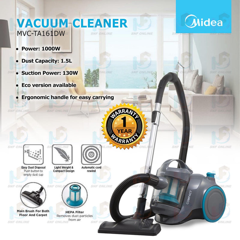 Midea Vacuum Cleaner MVC-V12K-GR MVCV12KGR