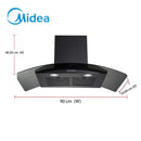 Midea Cooker Hood Chimey Hood 90cm  MCH-90MV1