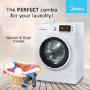 Midea 2 In 1 Front Load Washer Dryer MFC80-DR1400