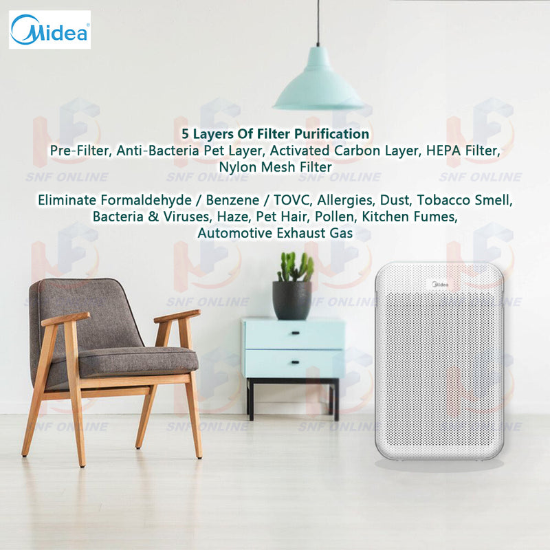 Midea 5 Layer Of Filter Purification Air Purifier MAP-28BD