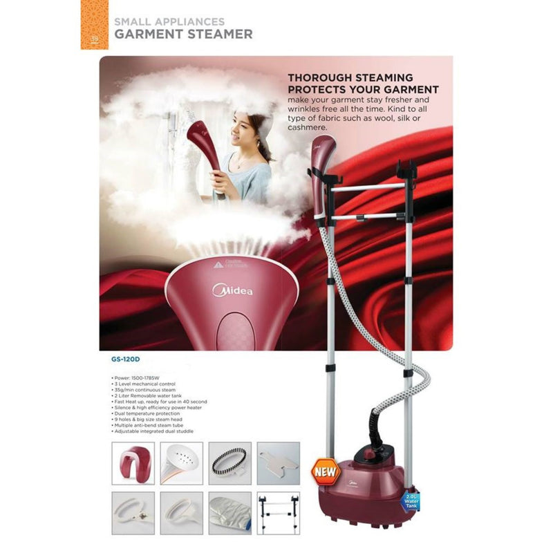 Midea Garment Steamer GS120D GS-120D