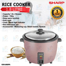 Sharp Periuk Nasi - Rice Cooker 1.8L KS-H188S-PK KSH188SPK