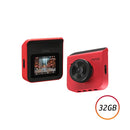 70Mai A400 Car Recorder Dash Cam QHD 1440P Rear Cam Night Vision 145 FOV WDR App Control Smart 70M-A400-RD + 32GB