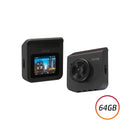 70Mai A400 Car Recorder Dash Cam QHD 1440P Rear Cam Night Vision 145 FOV WDR App Control Smart 70M-A400-GR + 64GB