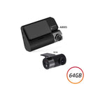70Mai A800S Dual vision 140 Rear Cam FOV 4K Ultra HD Screen Dash Cam Rear APP Control 24h Night Vision A800 A800S + RC06 + 64GB