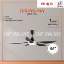 Aiwa 56’’ Ceiling Fan LED 5 Blade With Remote Control AWCF-111L