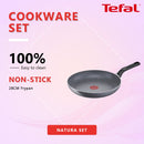 Tefal Periuk 28cm Cookware Natura Frypan Pan Non-Stick B22606 B2260695