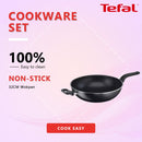 Tefal Kuali 32cm Cook Easy Wokpan Pan Non-Stick B50389 B5038995