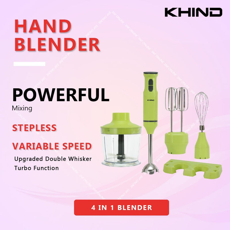Khind Hand Blender Pengisar Tangan BH600AS