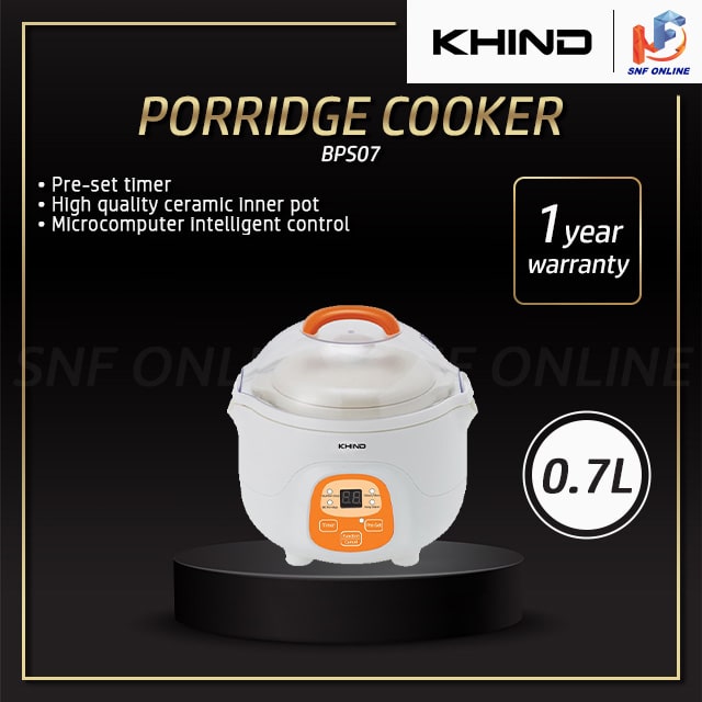 Khind 0.7 Litre Porridge Soup Cooker BPS07