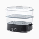 Morgan Pengukus Makanan Food Steamer 2 Tier 28L Nutristeam Pengukus Makanan MFS-29 MFS-29(BK) MFS-29(WH)