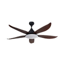 Recavo Ceiling Fan DC Inverter With Remote Control By Deka Blossom 56 LED (Walnut) BLOSSOM-56L