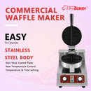 The Baker Commercial Waffle Maker Machine BW-1